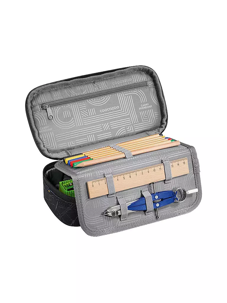 COOCAZOO | Estuche escolar Urban Metro | Negro