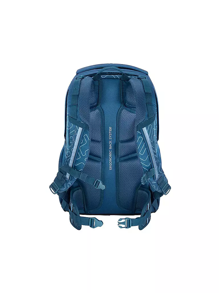COOCAZOO | Mochila escolar EVERY Blue Maze | Azul