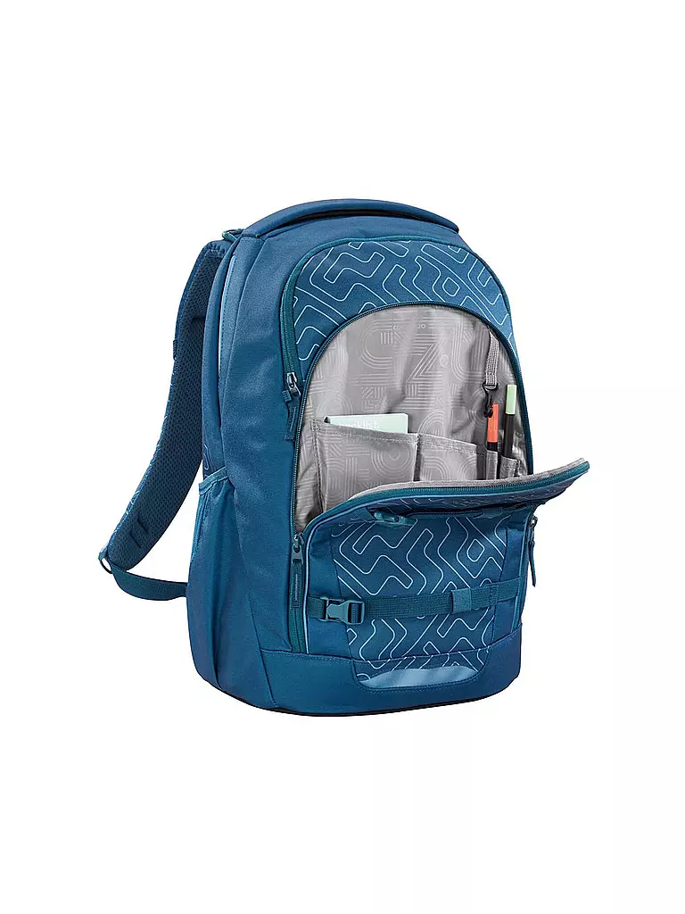 COOCAZOO | Mochila escolar EVERY Blue Maze | Azul