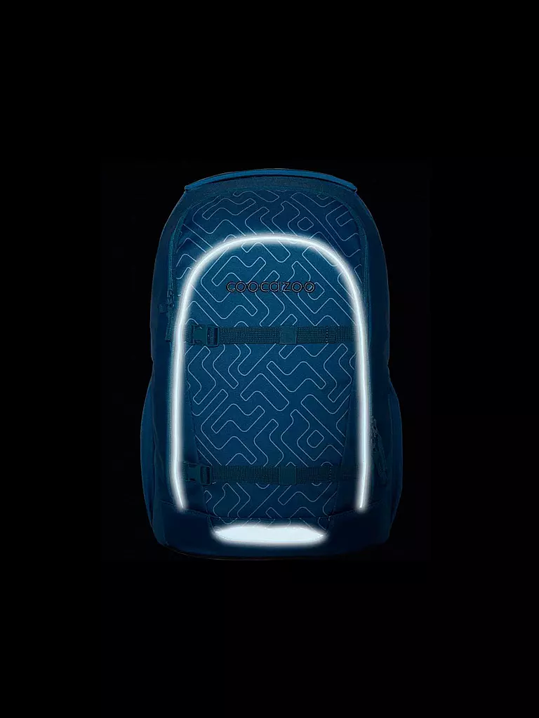COOCAZOO | Mochila escolar EVERY Blue Maze | Azul