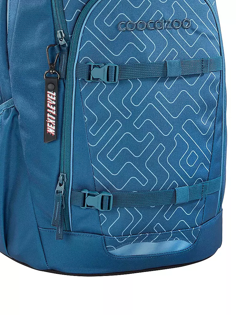 COOCAZOO | Mochila escolar EVERY Blue Maze | Azul