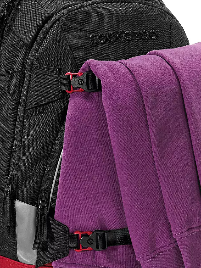 COOCAZOO | Mochila escolar MATE BLAZING FIRE | Rojo