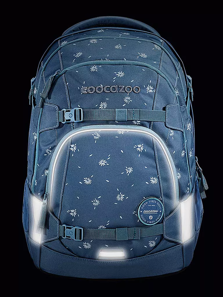 COOCAZOO | Mochila escolar MATE BLOOMY DAISY | Azul