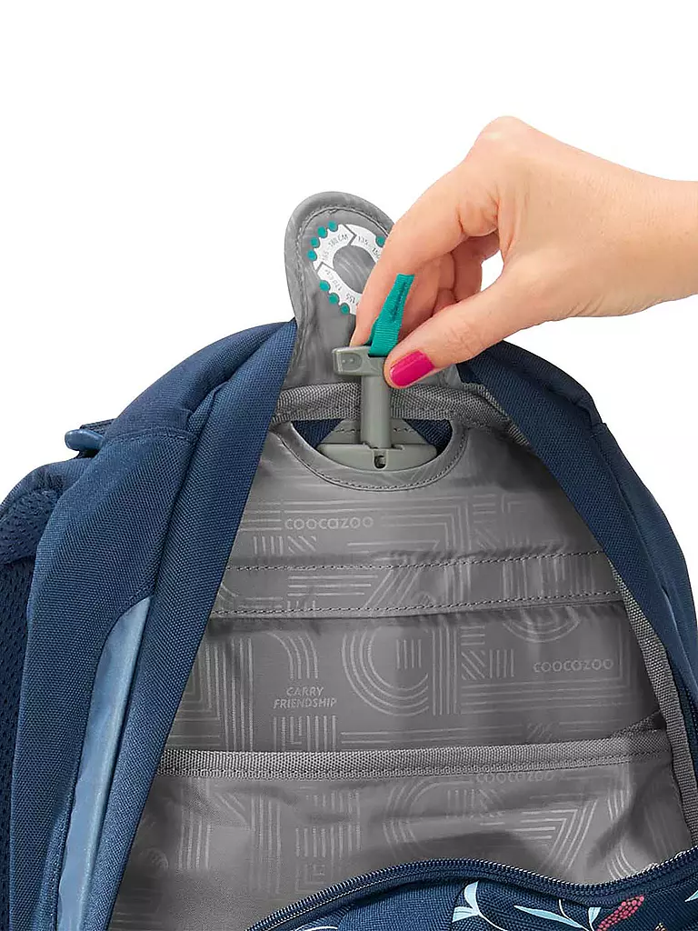 COOCAZOO | Mochila escolar MATE Boho Glam | Azul oscuro