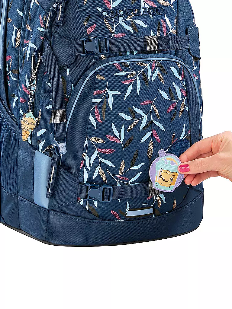 COOCAZOO | Mochila escolar MATE Boho Glam | Azul oscuro