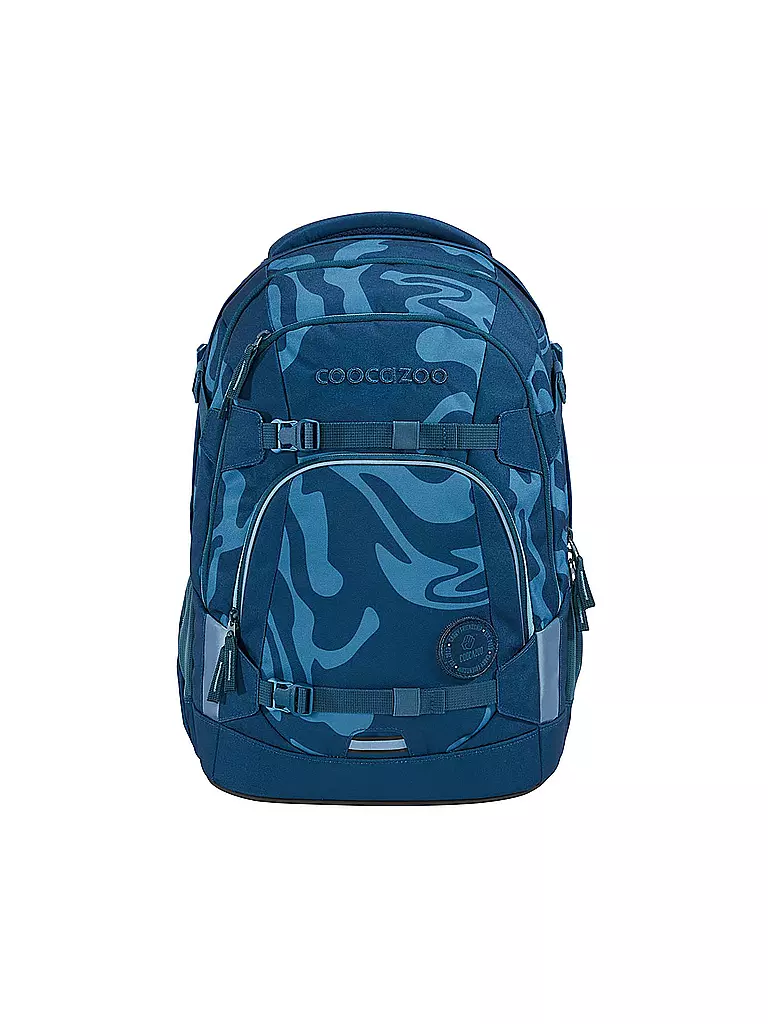 COOCAZOO | Mochila escolar MATE BREAKING WAVES | Azul