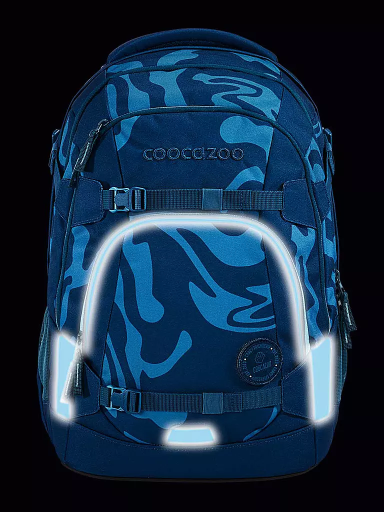 COOCAZOO | Mochila escolar MATE BREAKING WAVES | Azul