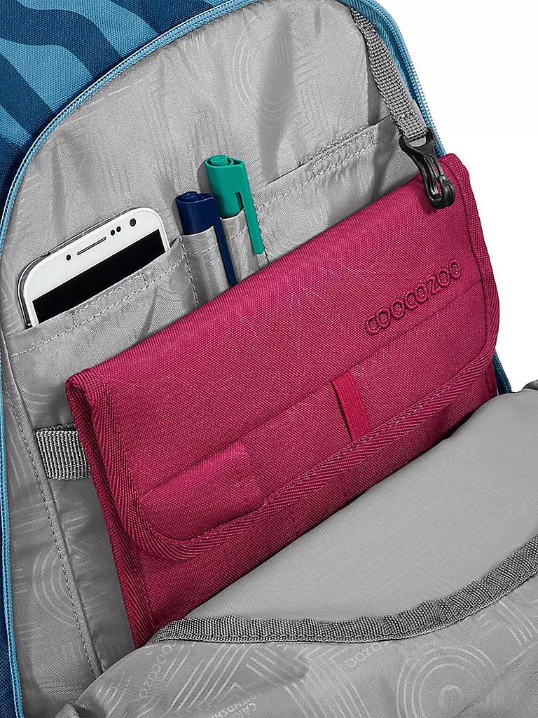 COOCAZOO | Mochila escolar MATE BREAKING WAVES | Azul