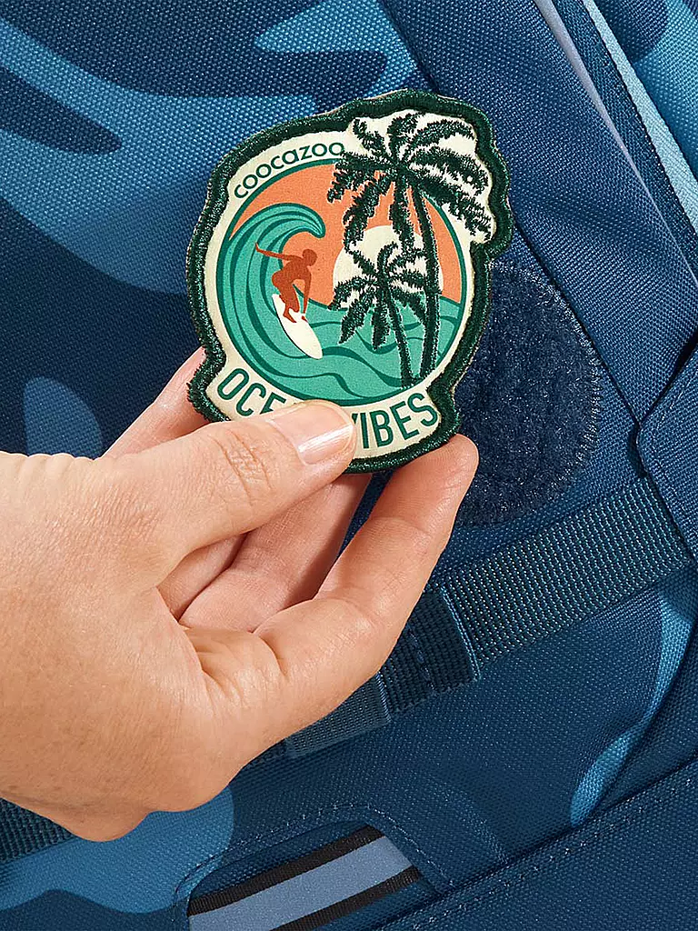 COOCAZOO | Mochila escolar MATE BREAKING WAVES | Azul