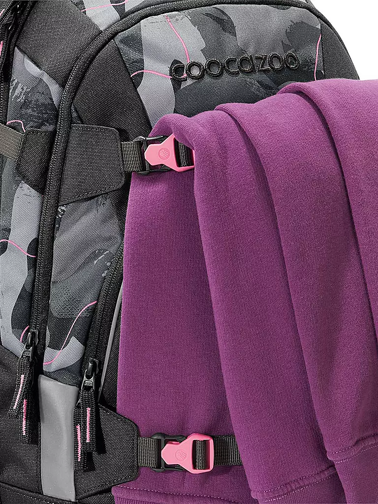 COOCAZOO | Mochila escolar MATE BUBBLE BRUSH | Gris