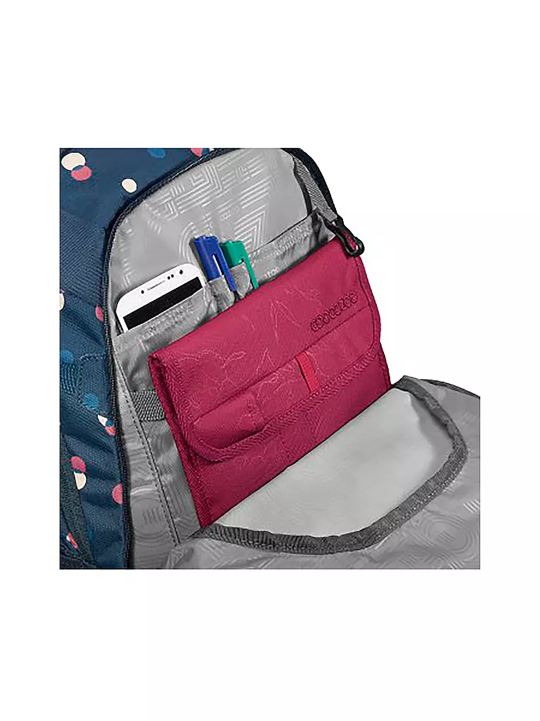 COOCAZOO | Mochila escolar MATE Bubble Dreams | Azul oscuro