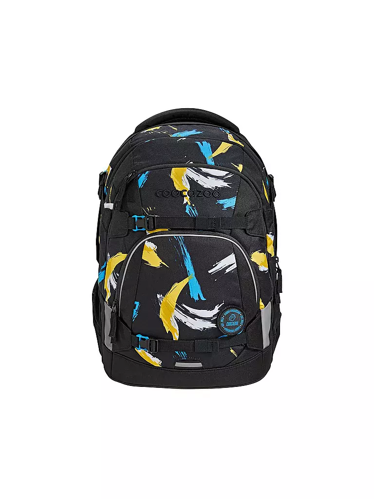 COOCAZOO | Mochila escolar MATE Crazy Artnigh | Negro