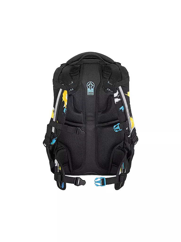 COOCAZOO | Mochila escolar MATE Crazy Artnigh | Negro