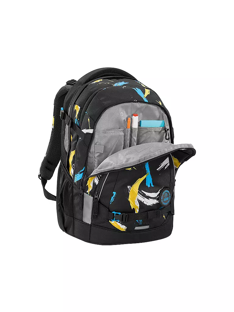 COOCAZOO | Mochila escolar MATE Crazy Artnigh | Negro