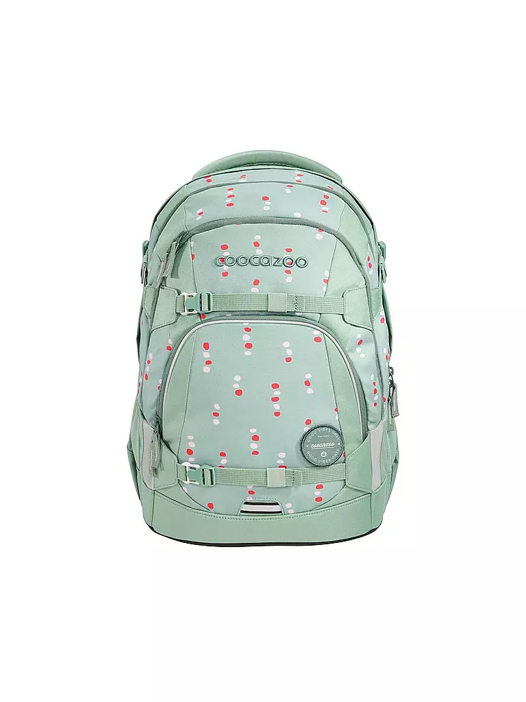 COOCAZOO | Mochila escolar MATE Dancing Dots | Menta