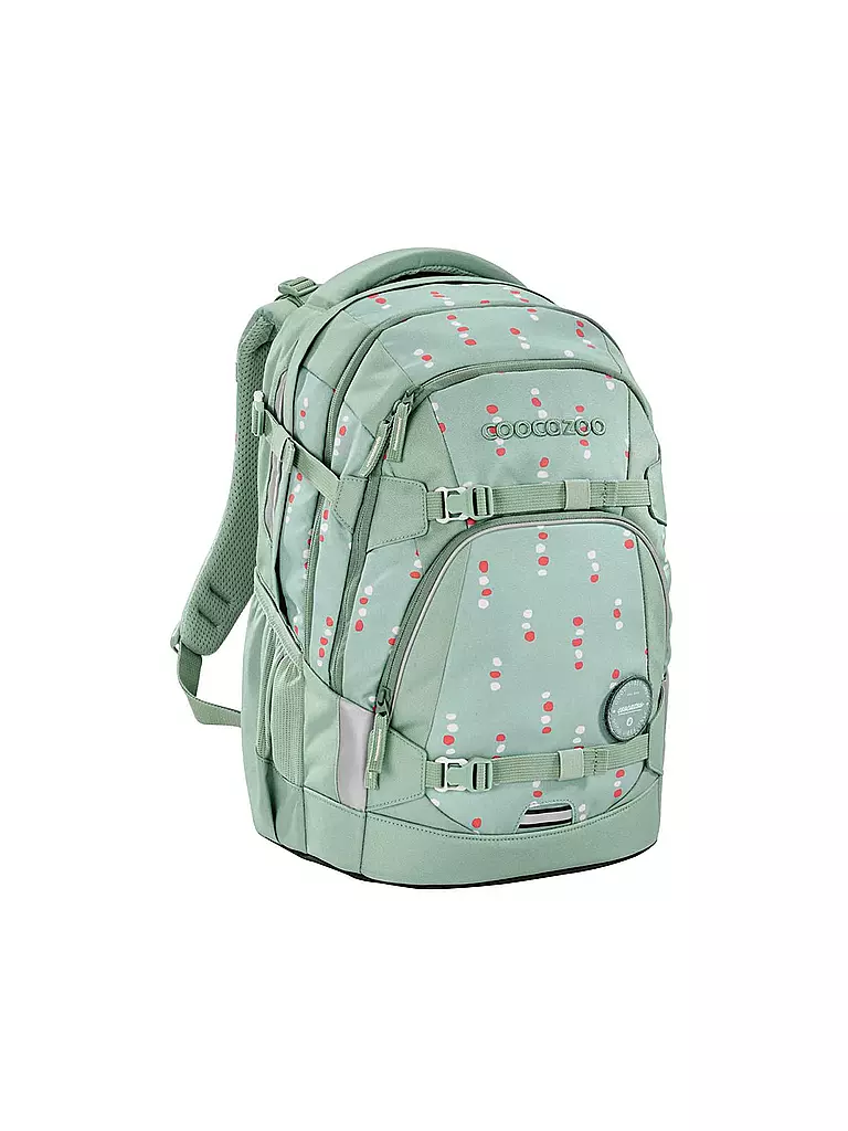 COOCAZOO | Mochila escolar MATE Dancing Dots | Menta