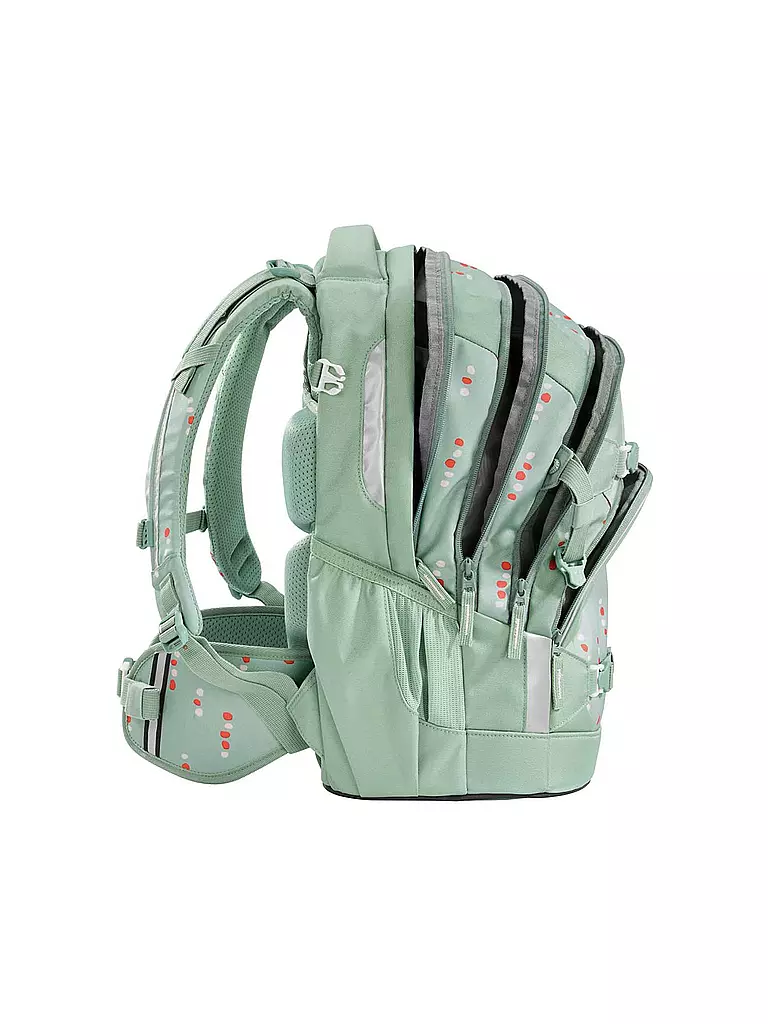 COOCAZOO | Mochila escolar MATE Dancing Dots | Menta