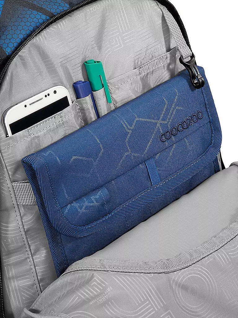 COOCAZOO | Mochila escolar MATE ELECTRIC ICE | Azul oscuro
