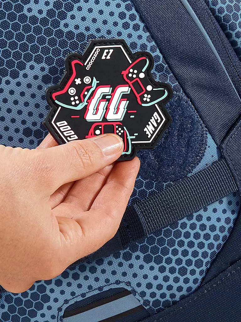 COOCAZOO | Mochila escolar MATE GEOMETRIC SKY | Azul oscuro