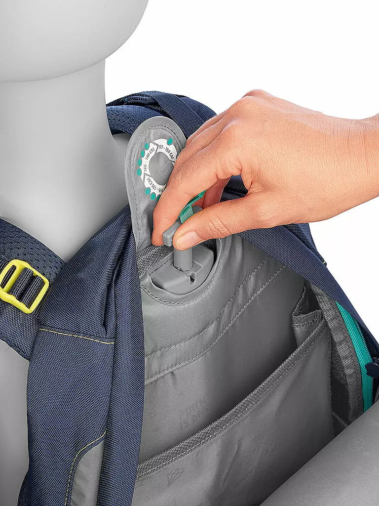 COOCAZOO | Mochila escolar MATE Happy Raindrops | Azul oscuro