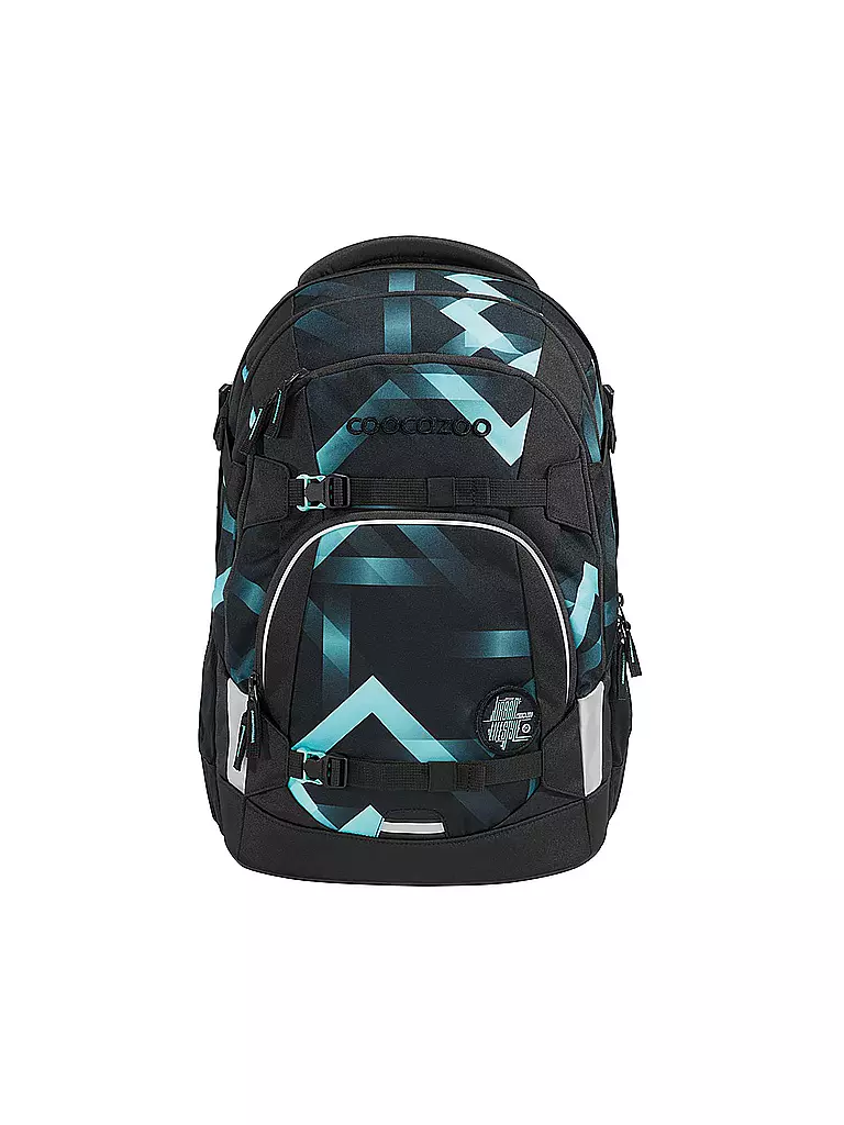 COOCAZOO | Mochila escolar MATE LASER LIGHTS | Negro