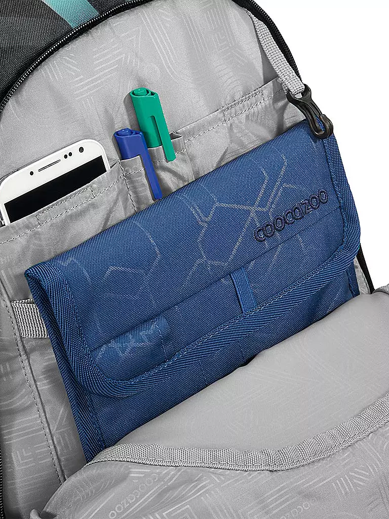 COOCAZOO | Mochila escolar MATE LASER LIGHTS | Negro