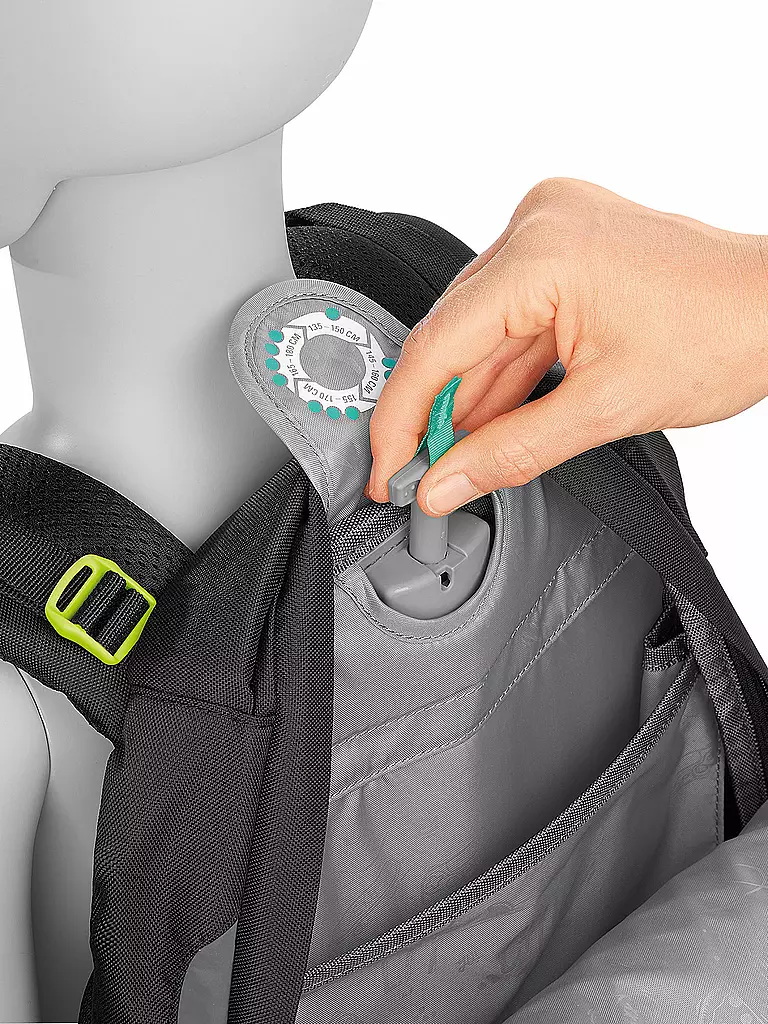 COOCAZOO | Mochila escolar MATE Lime Flash | Negro