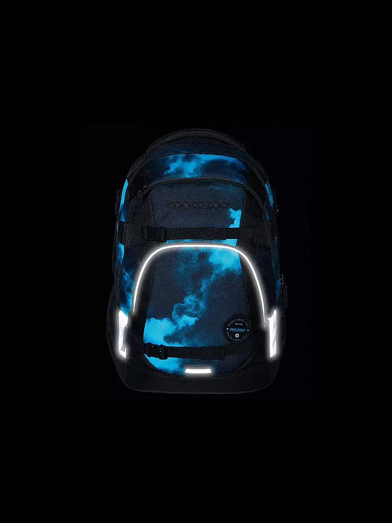 COOCAZOO | Mochila escolar MATE Mystic Clouds | Negro