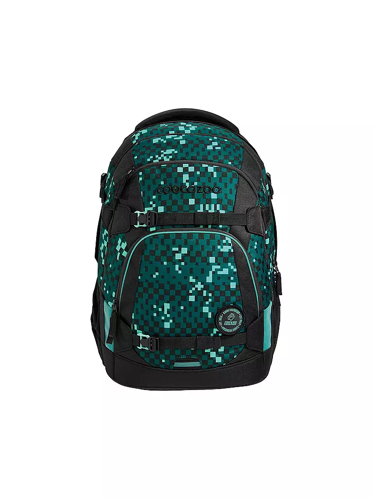 COOCAZOO | Mochila escolar MATE Pixel Box | Negro