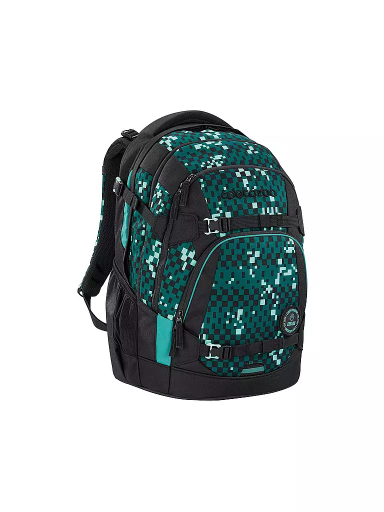 COOCAZOO | Mochila escolar MATE Pixel Box | Negro