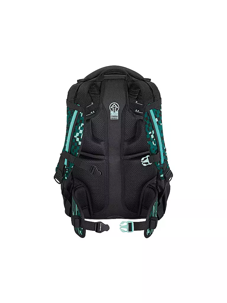 COOCAZOO | Mochila escolar MATE Pixel Box | Negro