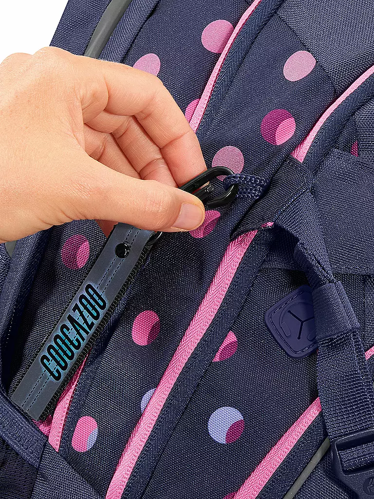 COOCAZOO | Mochila escolar MATE Reflective Moons | Azul oscuro