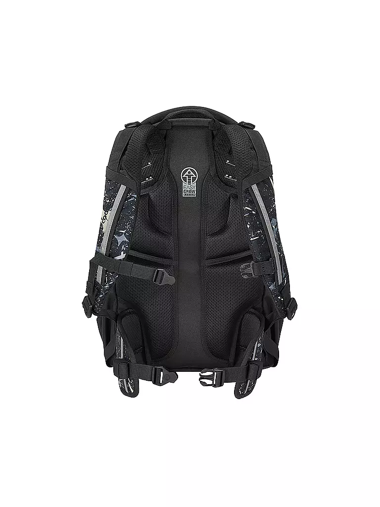 COOCAZOO | Mochila escolar MATE REFLECTIVE SPLAS | Negro