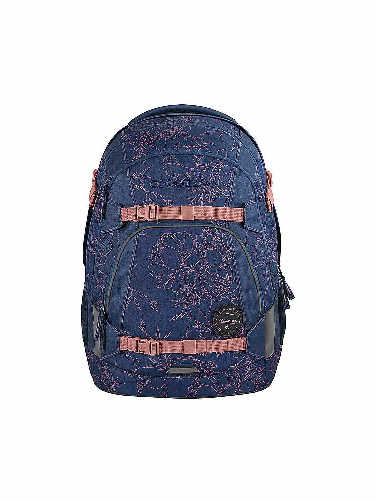 COOCAZOO | Mochila escolar MATE Sweet Rose | Azul oscuro