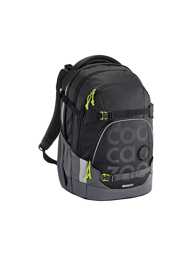 COOCAZOO | Mochila escolar MATE Trap Black Thunder | Negro