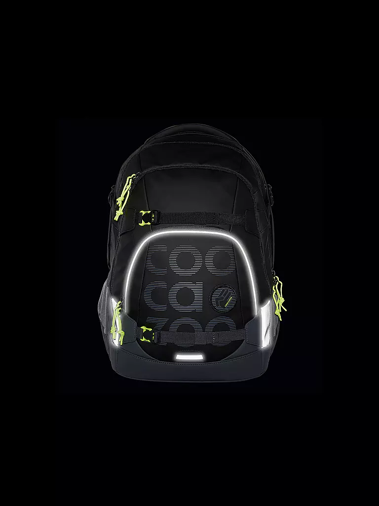 COOCAZOO | Mochila escolar MATE Trap Black Thunder | 
