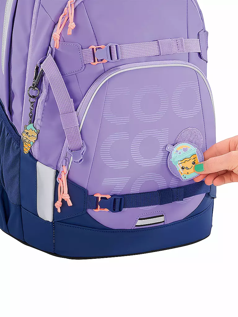 COOCAZOO | Mochila escolar MATE Trap Frosty Lilac | Lila