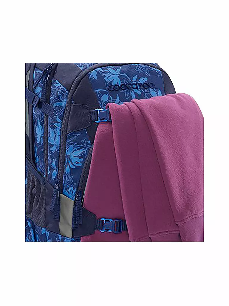 COOCAZOO | Mochila escolar MATE Tropical Night | Azul