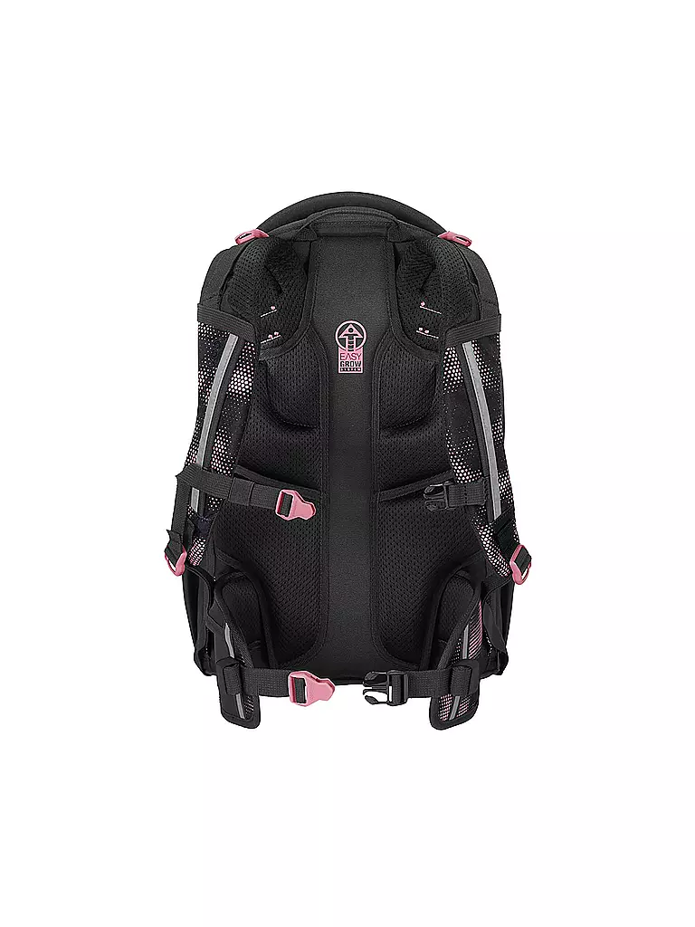 COOCAZOO | Mochila escolar PORTER PINK ILLUSION | Negro