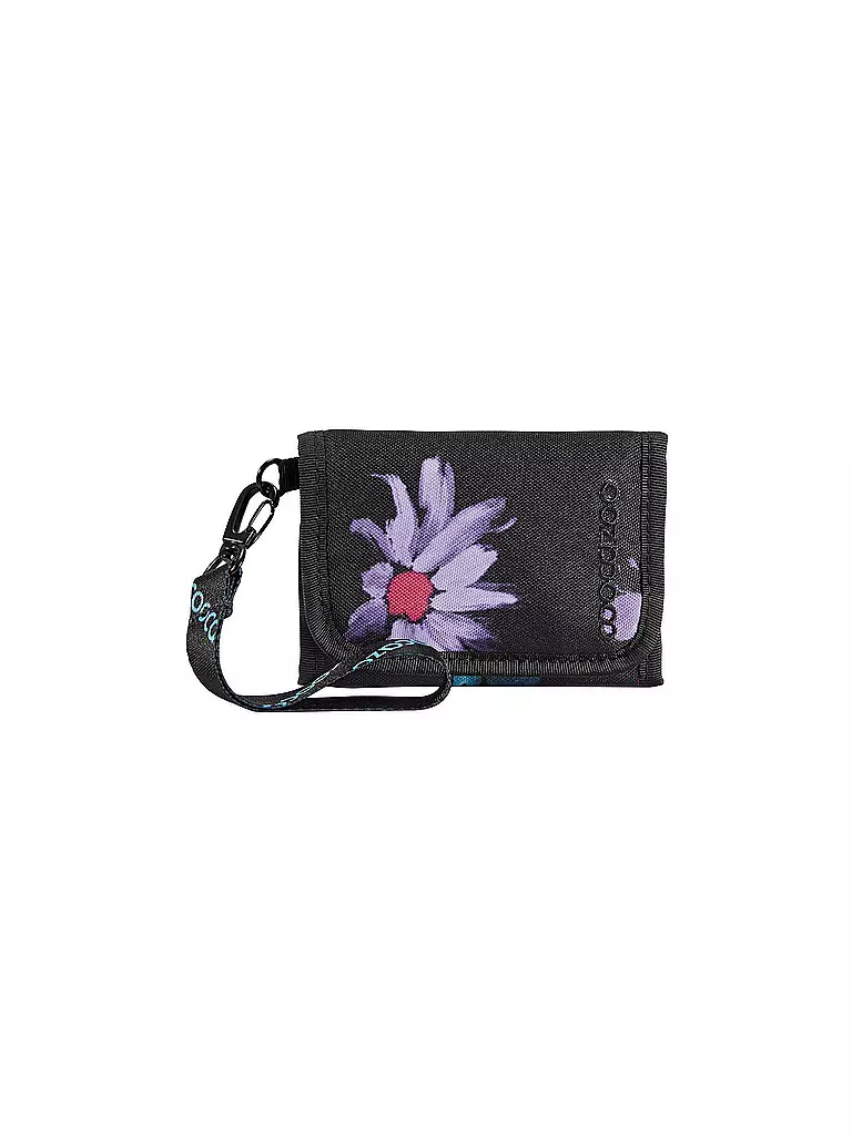 COOCAZOO | Monedero Floral Artnight | Negro