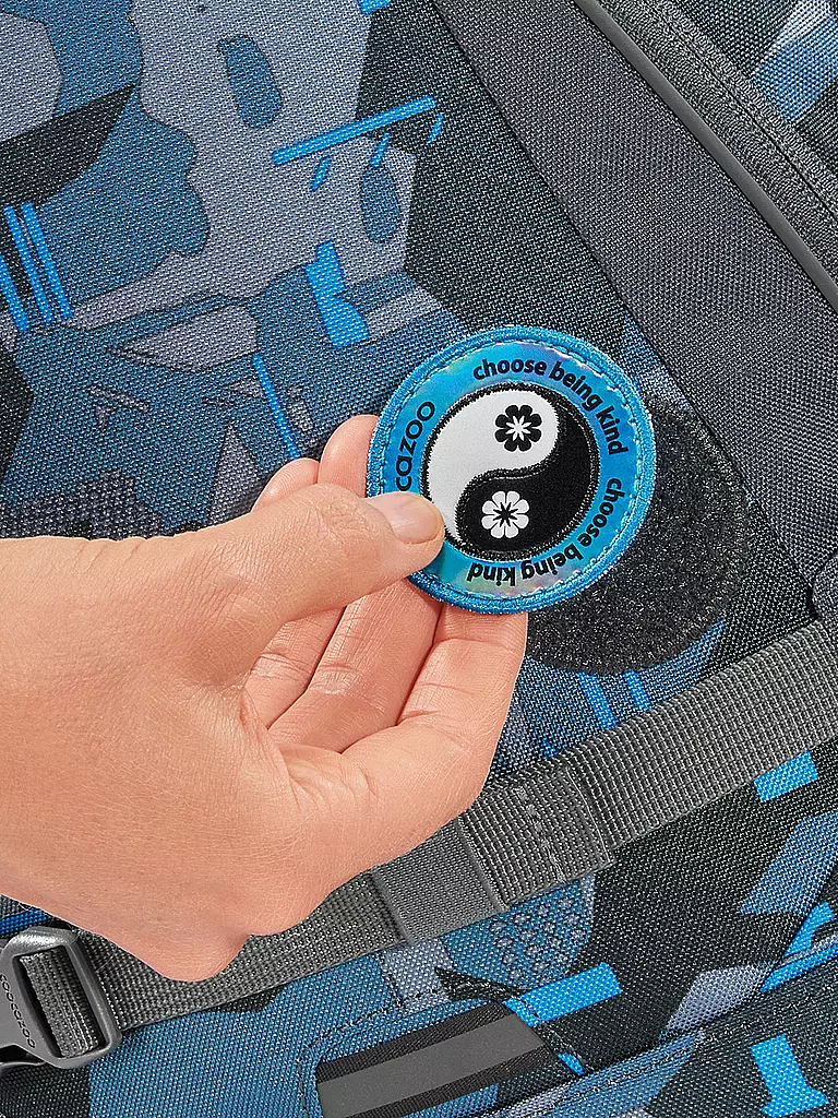 COOCAZOO | Schulrucksack MATE Blue Craft | Azul oscuro