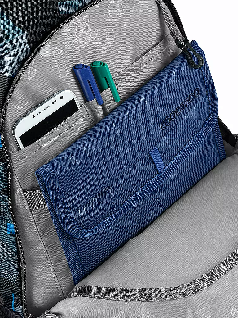 COOCAZOO | Schulrucksack MATE Blue Craft | Azul oscuro