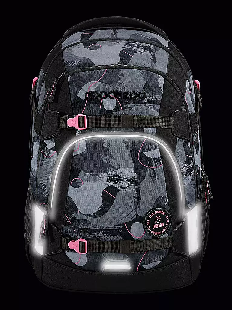 COOCAZOO | Schulrucksack MATE BUBBLE BRUSH | Gris