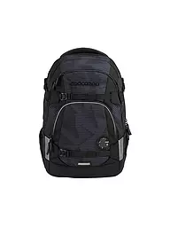 COOCAZOO | Mochila escolar MATE Lime Stripe | Negro
