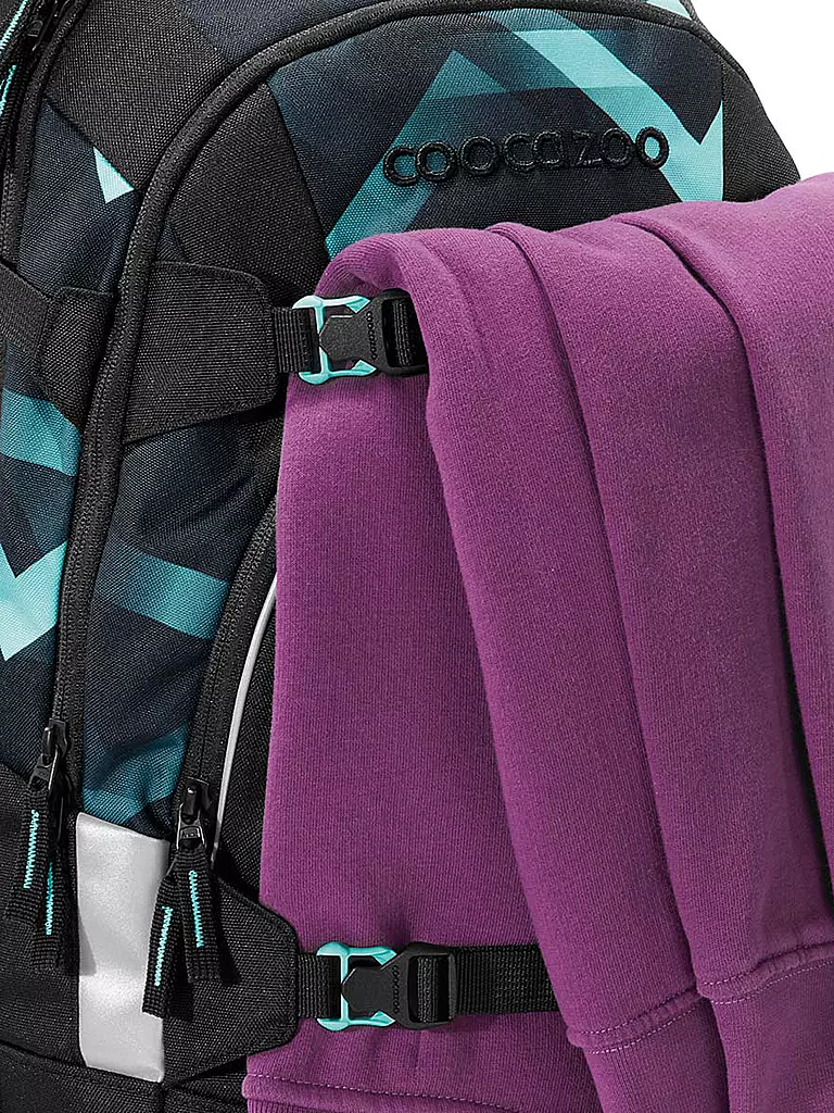 COOCAZOO | Schulrucksack MATE LASER LIGHTS | Negro