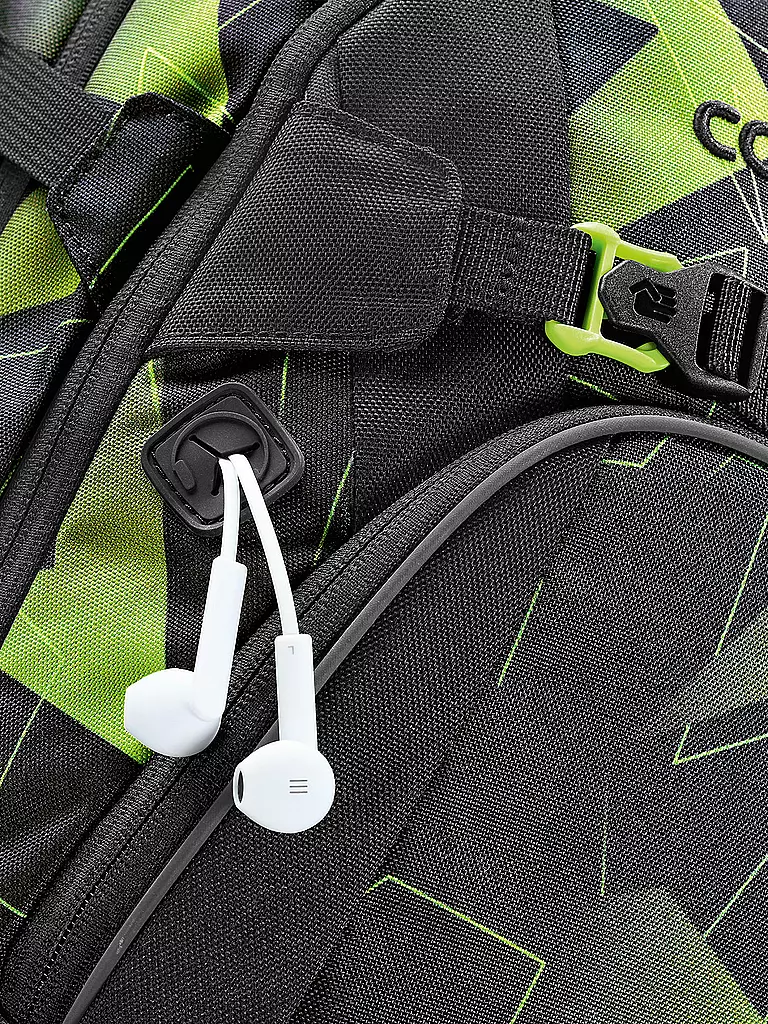 COOCAZOO | Schulrucksack MATE Lime Flash | Negro