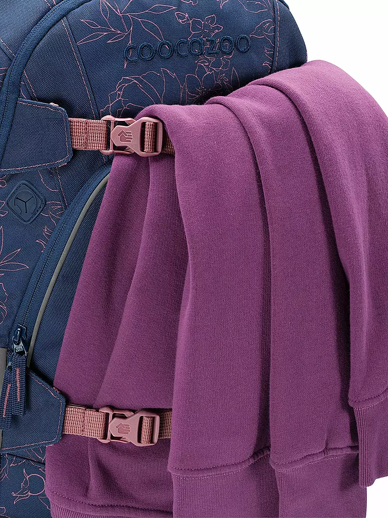 COOCAZOO | Schulrucksack MATE Sweet Rose | Azul oscuro