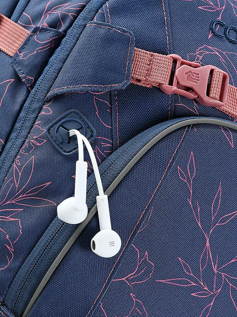 COOCAZOO | Schulrucksack MATE Sweet Rose | Azul oscuro