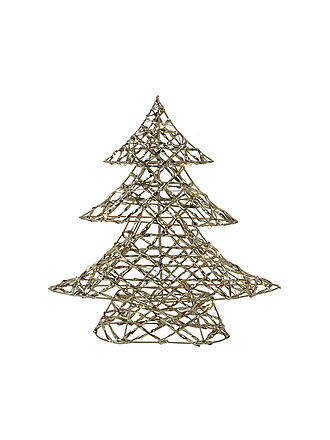 COUNTRYFIELD | Figura decorativa - Árbol de Navidad LED DAMI Pequeño 30cm oro
