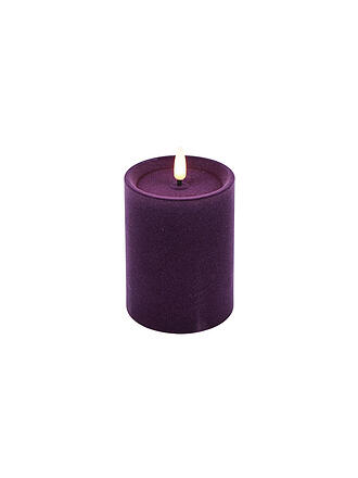 COUNTRYFIELD | Vela LED VELVET Mediana 7,5x10cm Morado